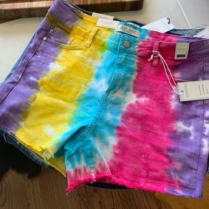 Judy blue high waisted jean shorts